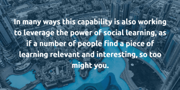 Recommendation engines leverage social learning